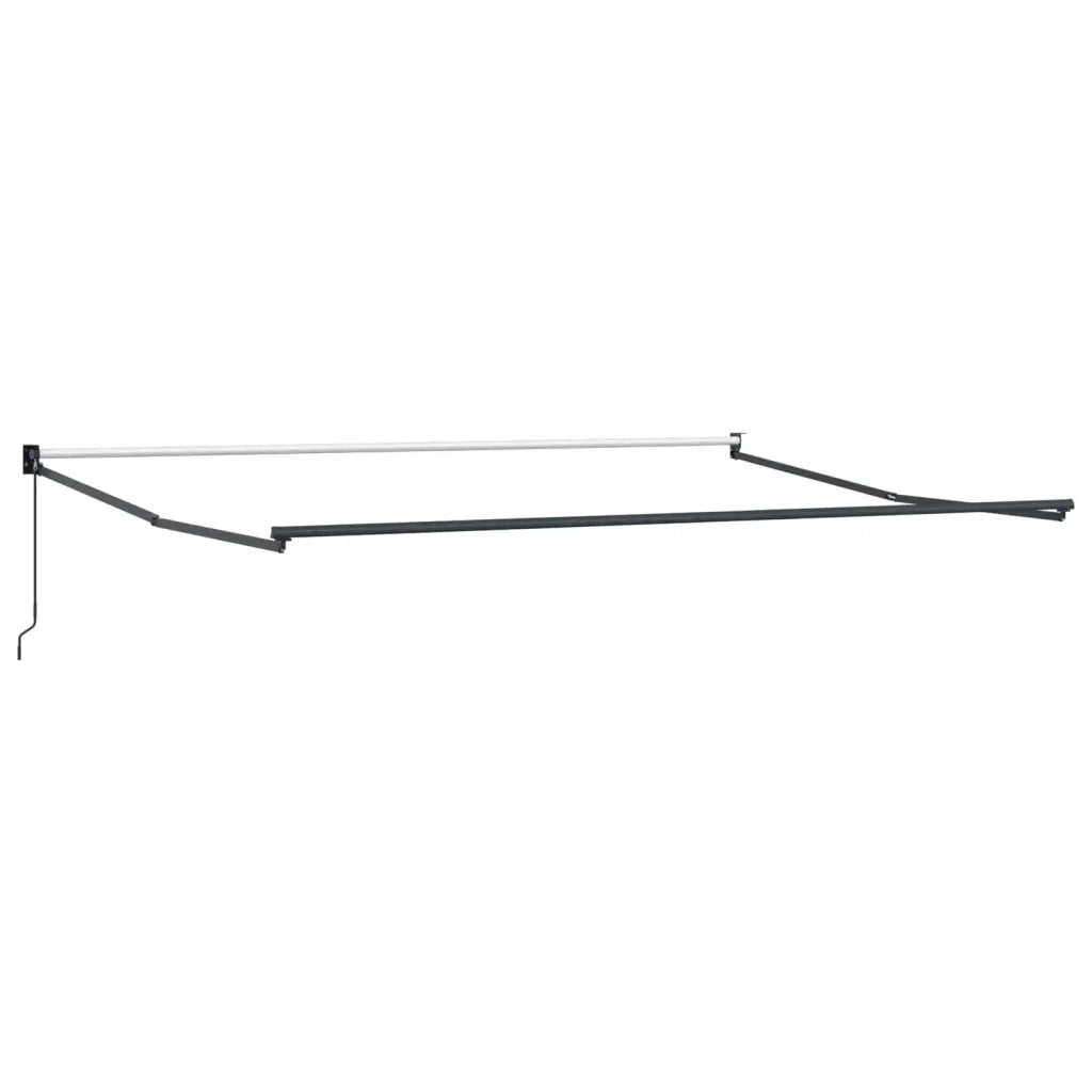 Tenda retrattile arancione e marrone 350 x 250 cm 3330227