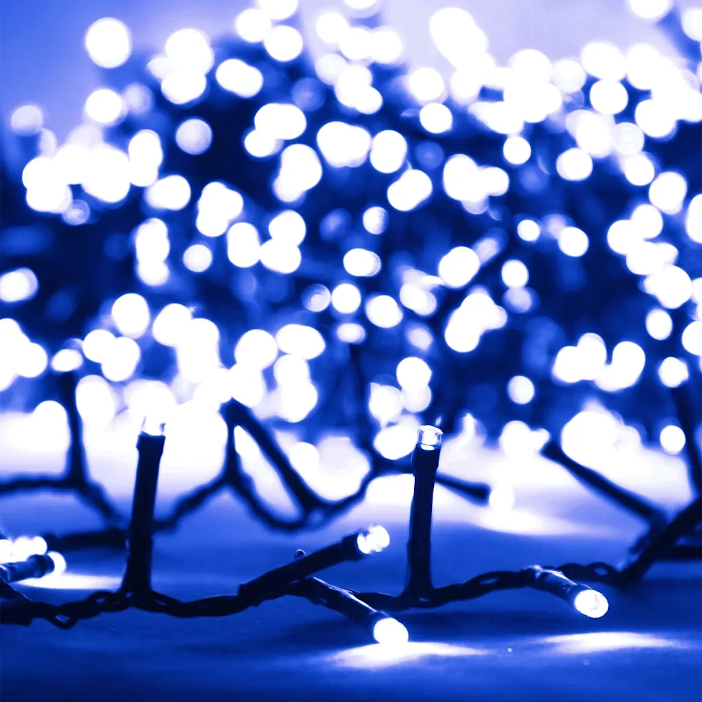 Stringa LED Compatta con 2000 Luci LED Blu 45 m PVC 343266