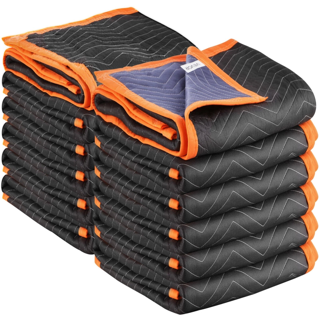 Set 12 Coperte da Trasloco 1829 x 1016 mm Imbottite per Protezione Mobili Imballaggio e Spedizione YB077-32 Robuste