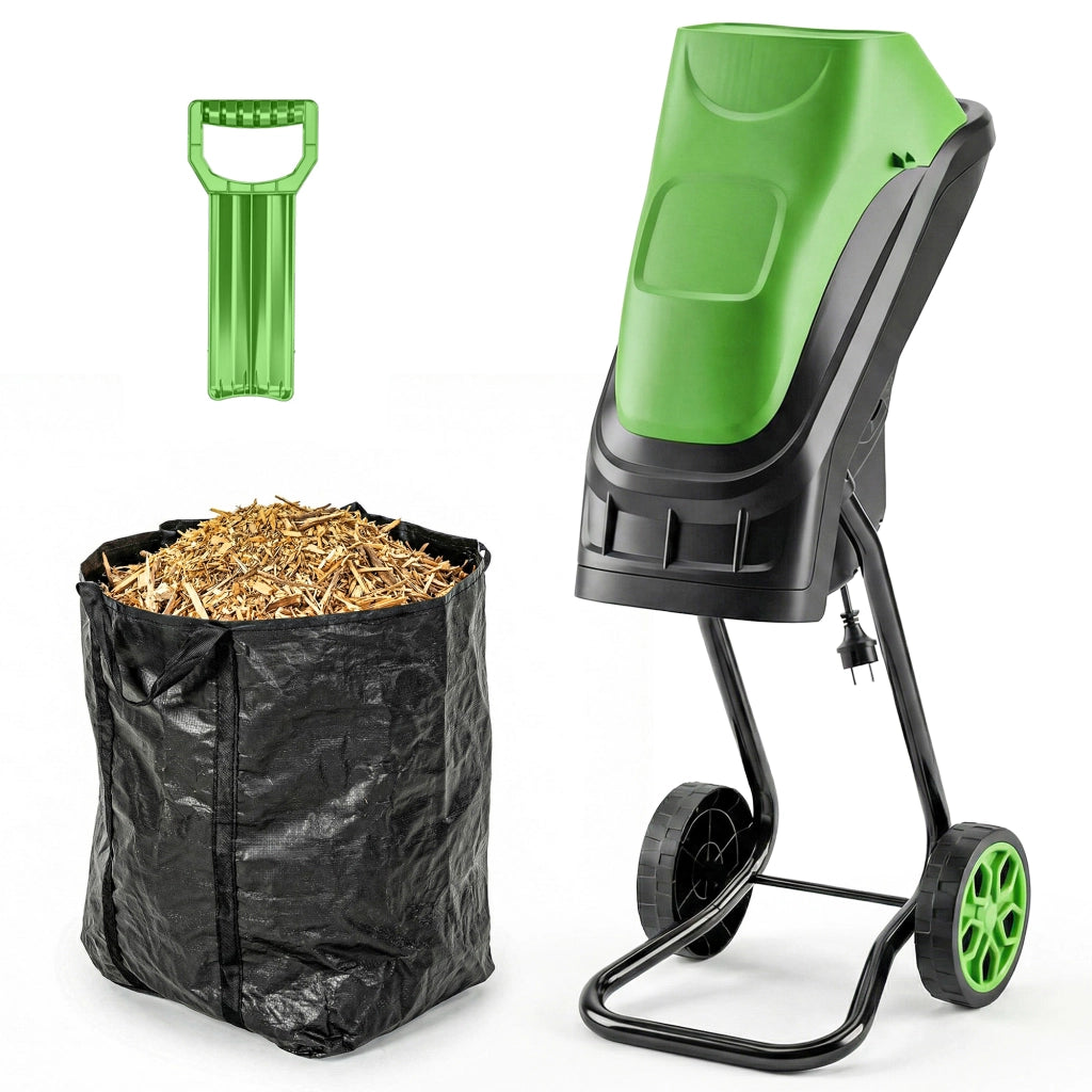 Biotrituratore Elettrico da Giardino ¨C Xylo ¨C 2500W 45L Verde