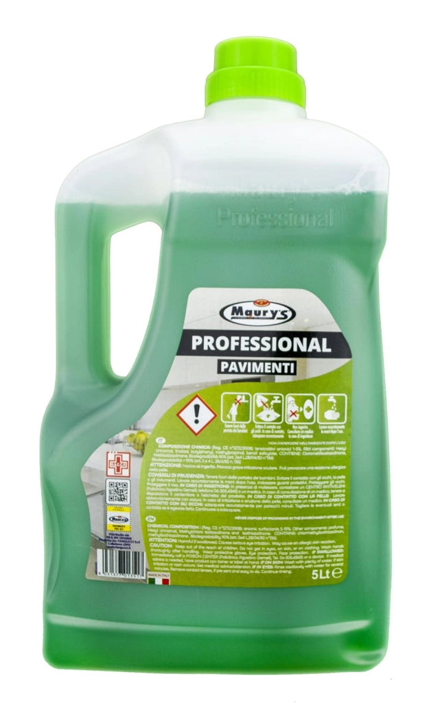 15LT MAURY'S PROFESSIONAL PAVIMENTI GREEN IN CONFEZIONI DA 3X5 LT