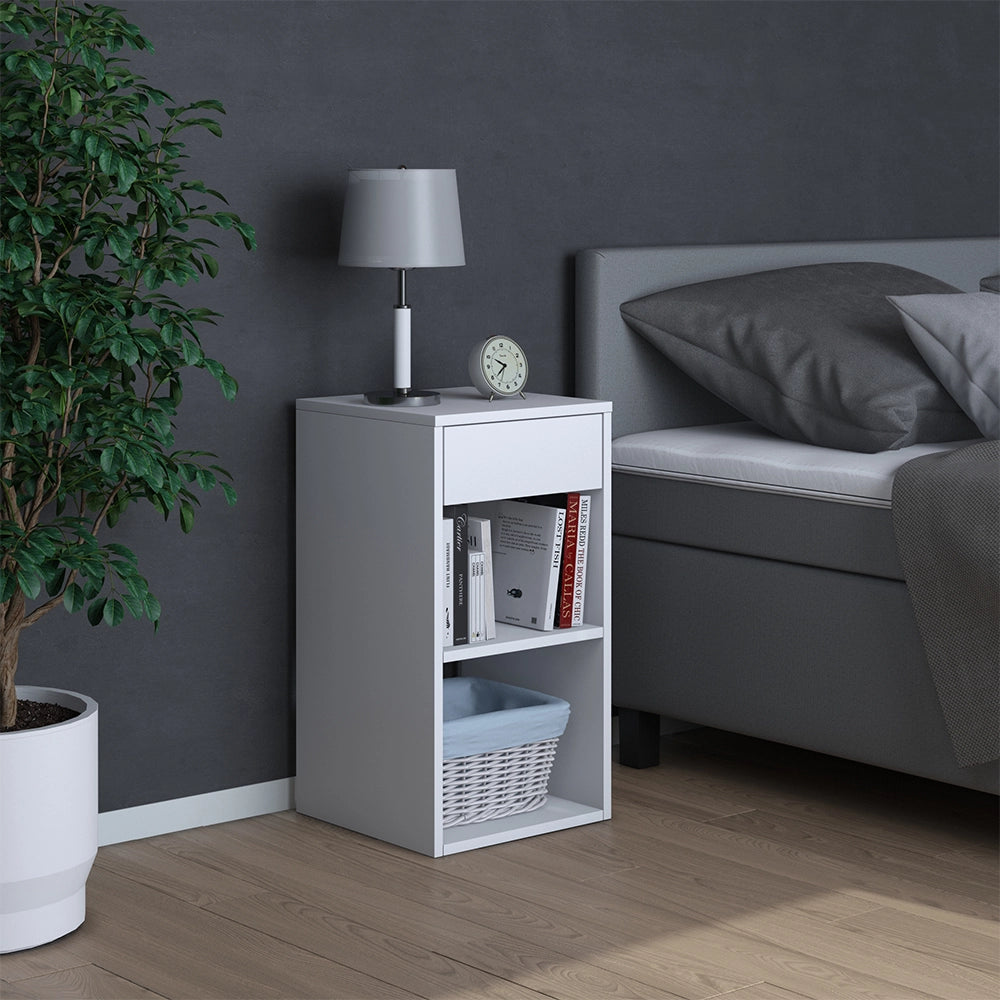 Vicco Comodini camera da letto Bianco 35 x 65 cm