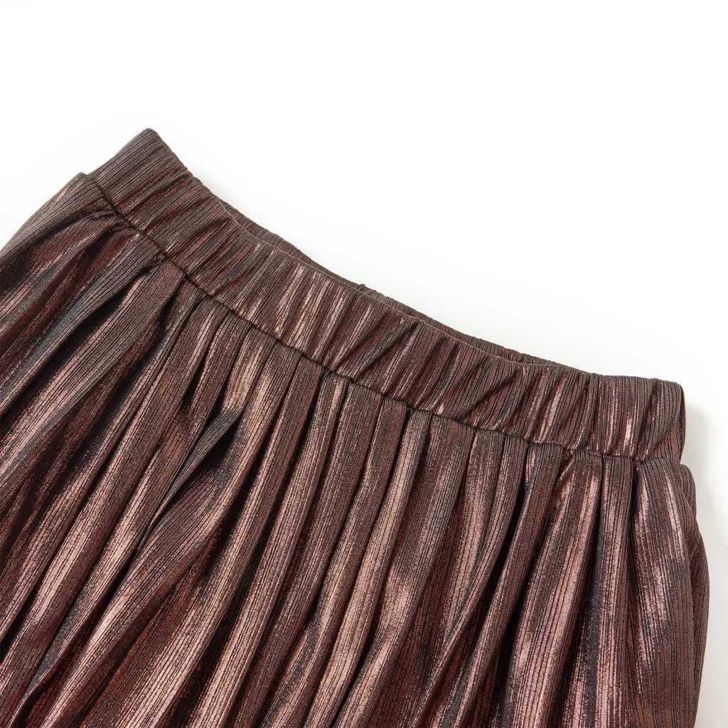 Gonna da Bambina con Brillantini Cognac 92 CFW2992869
