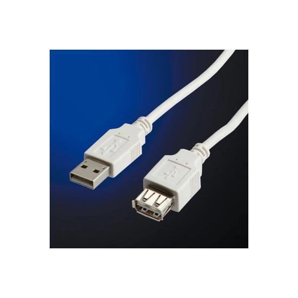 ROLINE CAVO USB2.0 CABLE, A - A, M F, 1.8M