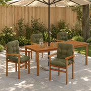 Cuscini per Sedia Alta in 4 Pezzi VIANEN 4 pz 100% Poliestere 953783