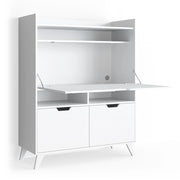 Vicco Scrivania per segretaria Bianco 110 x 45 cm