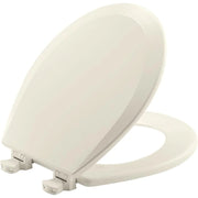 Bemis 500ec 390 abattant wc rond en bois blanc coton