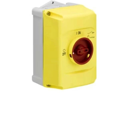 ABB IB132-Y CUSTODIA GIALLA MS116/132 MAN ROSSA