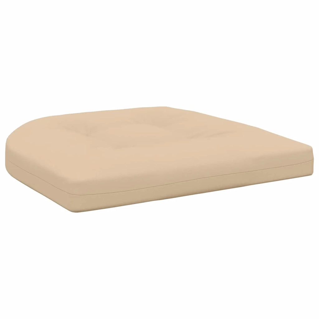Cuscini per Sedia in 4 Pezzi 4 pz 100% Poliestere Crema 945292