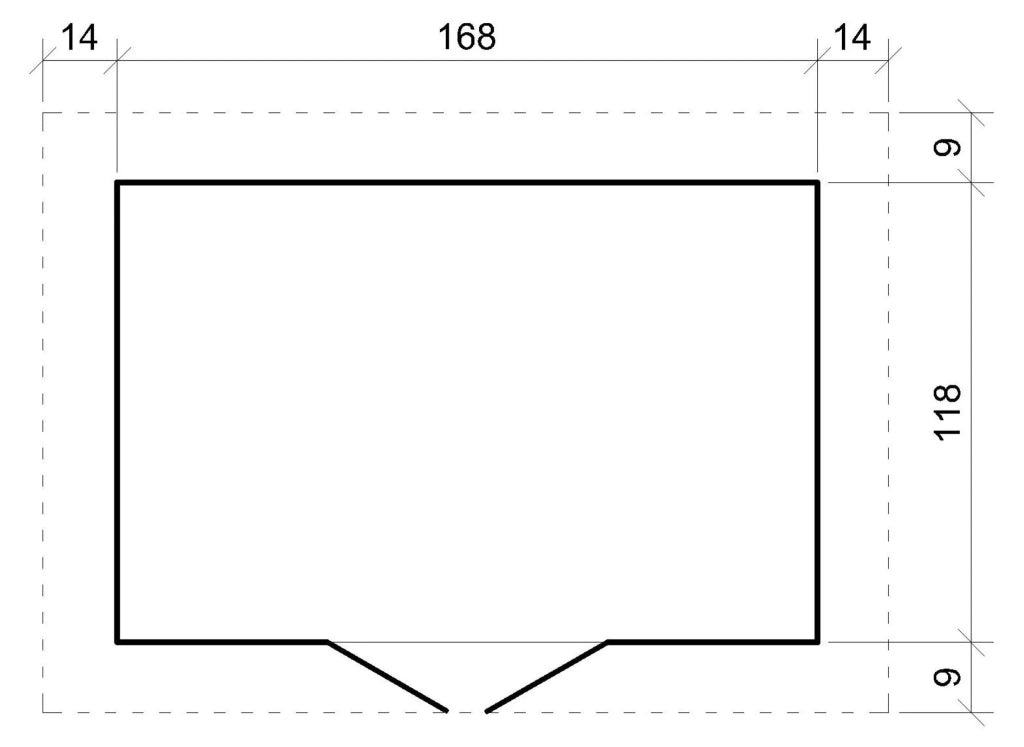 Casetta da Giardino in Legno 1,98 m² TIMBELA M367F1