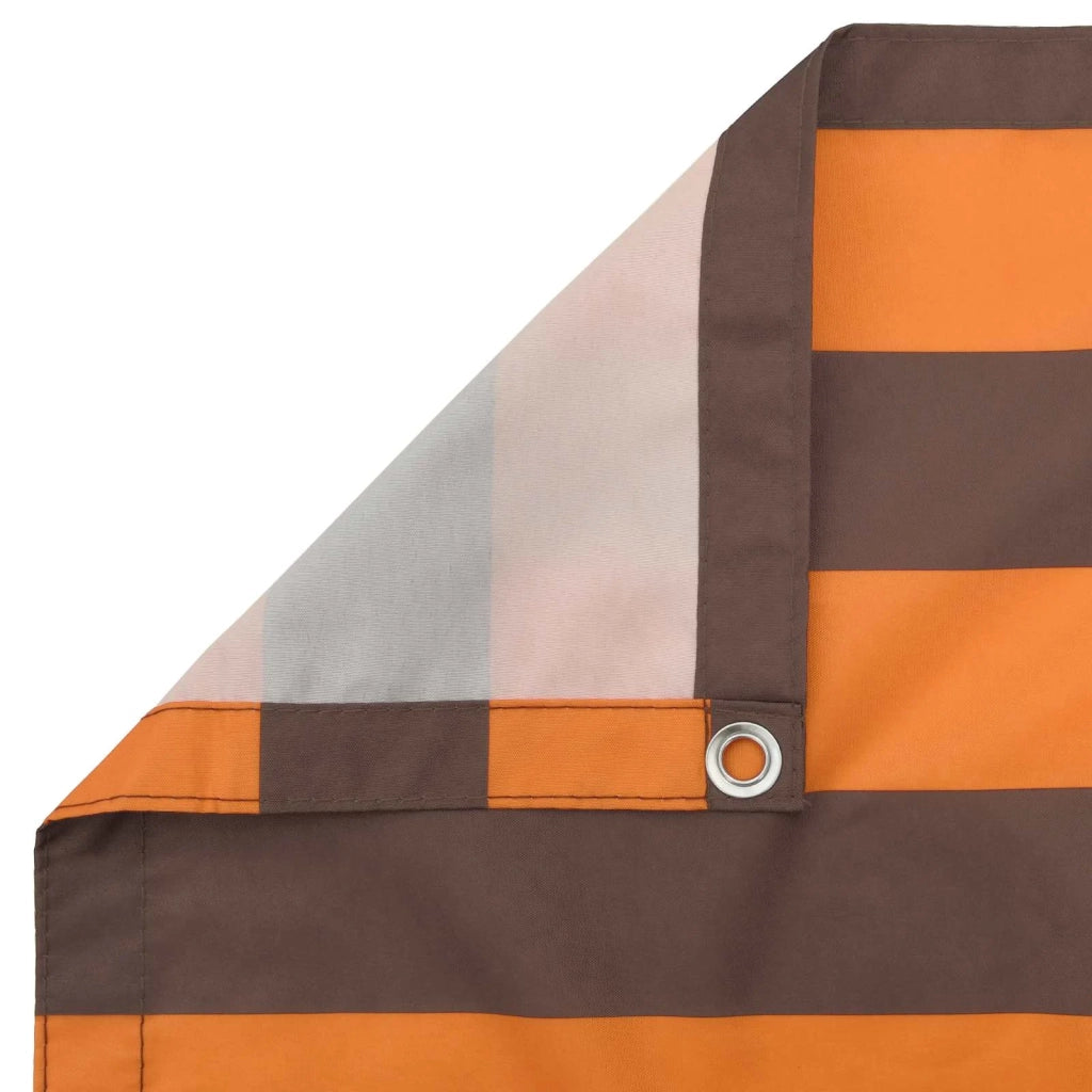 Schermo da balcone | Paravento da Balcone Arancione e Marrone 100 x 700 cm