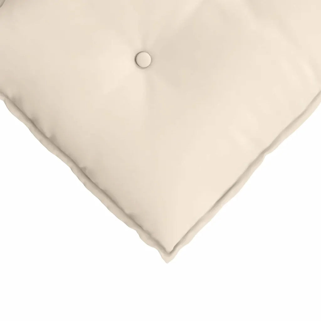 Cuscino per Schiena Beige 140 x 50 cm Tessuto in Microfibra 42014864