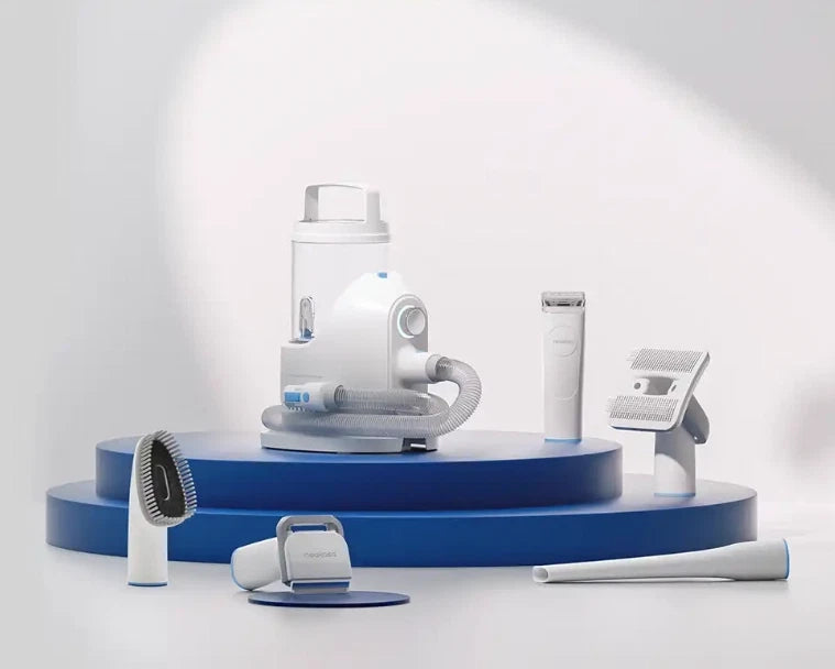 Neakasa - Kit di toelettatura P2 Pro 5-in-1 con aspirapeli per cani / gatti