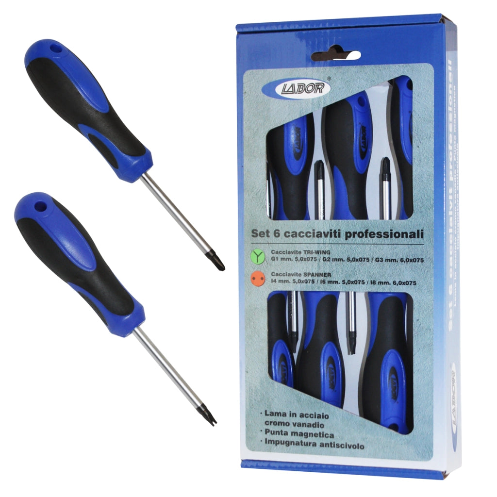 Set 6 Cacciaviti Triwing+Spanners 3+3