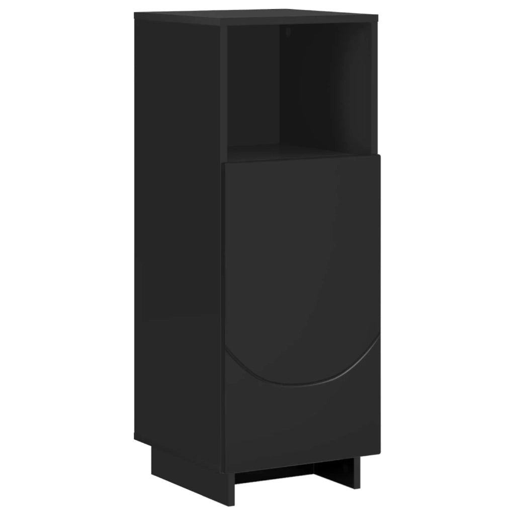 Set mobili da bagno 2 pz Nero Legno ingegnerizzato 3433101