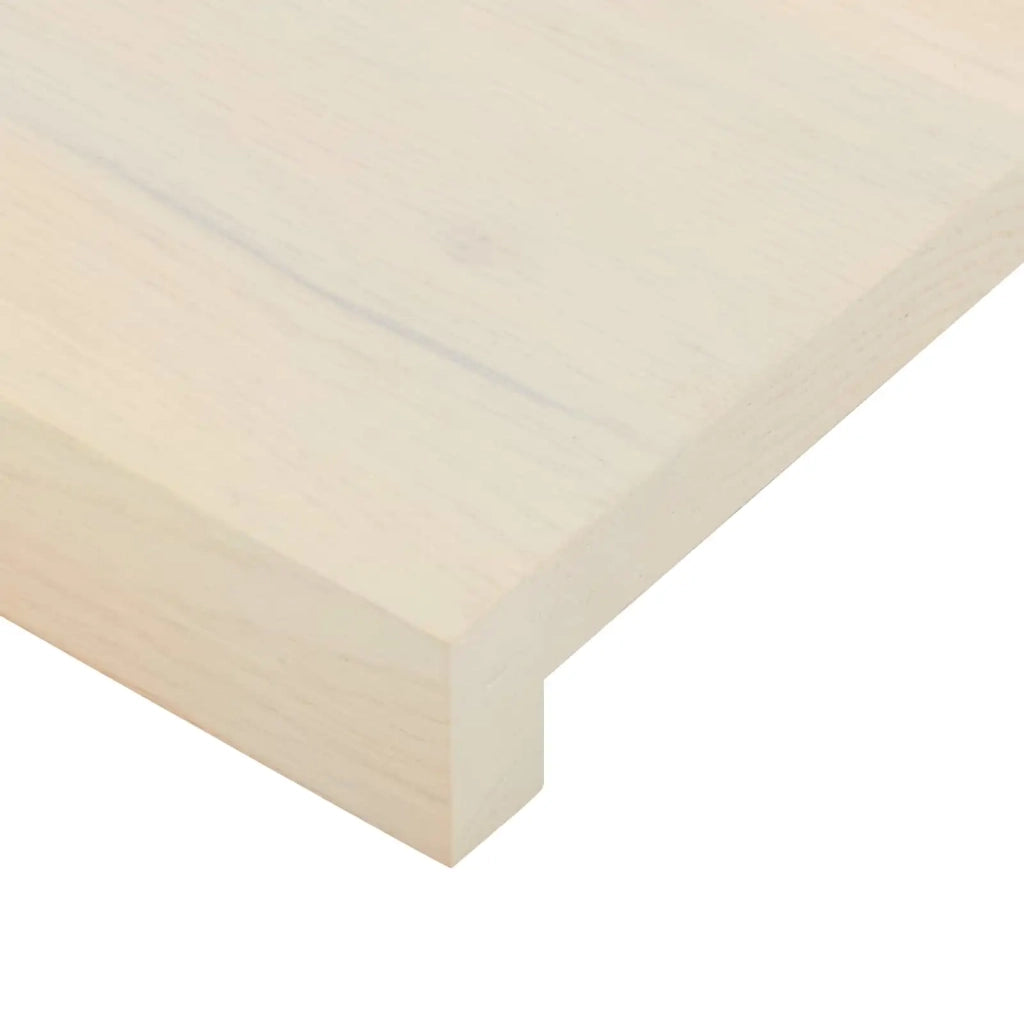 Gradini per Scale 4 pz 100 x 25 x 2 cm Bianco 3449312