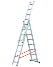 SCALA TRASFORMABILE TRIPLA IN ALLUMINIO MODULA