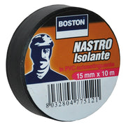 10pz nastro isolante mm. 15 x 10 mt - grigio cod:ferx.9003205nlm