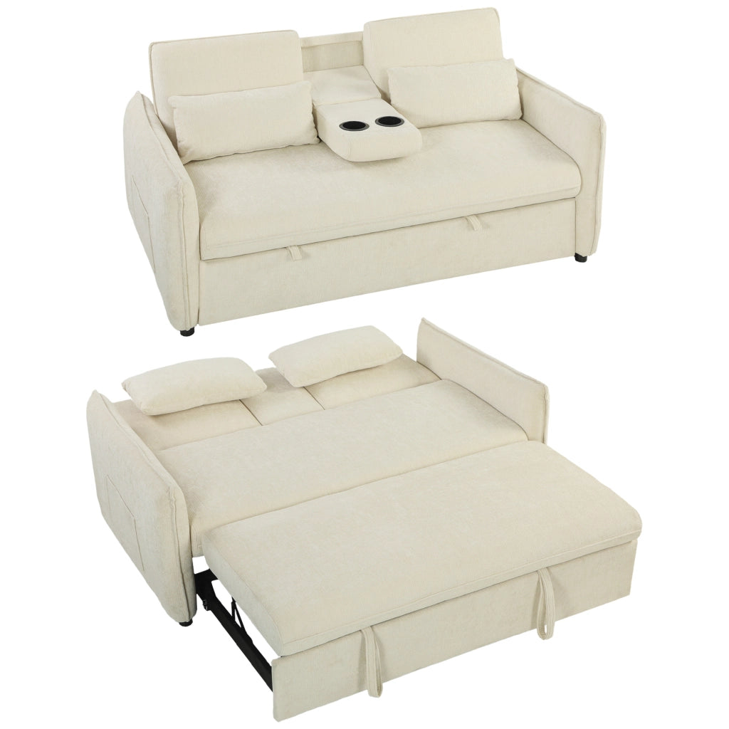 Divano letto 2 posti ¨C Minimal ¨C beige