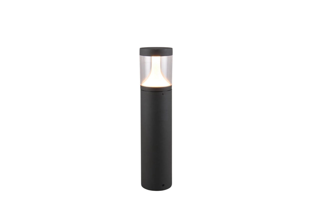 Lampione da giardino LED integrato nero 50 cm TAGUS Trio