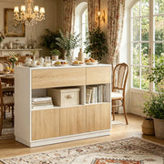Ampio mobile per ingresso, credenza e armadio portaoggetti, sideboard da cucina