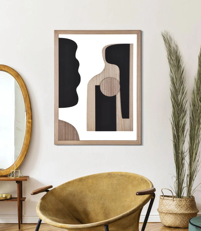 Pannello da Muro Astry 60x2x80 cm in MDF Multicolor