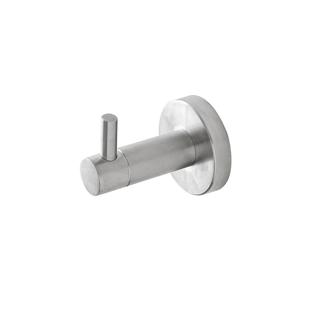 Appendino in acciaio satinato, design elegante e resistente per il bagno e casa - Linea City