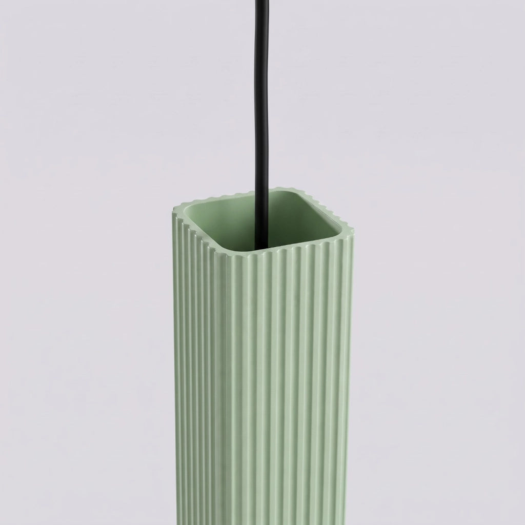 Lampada a sospensione RAYO 1 verde salvia
