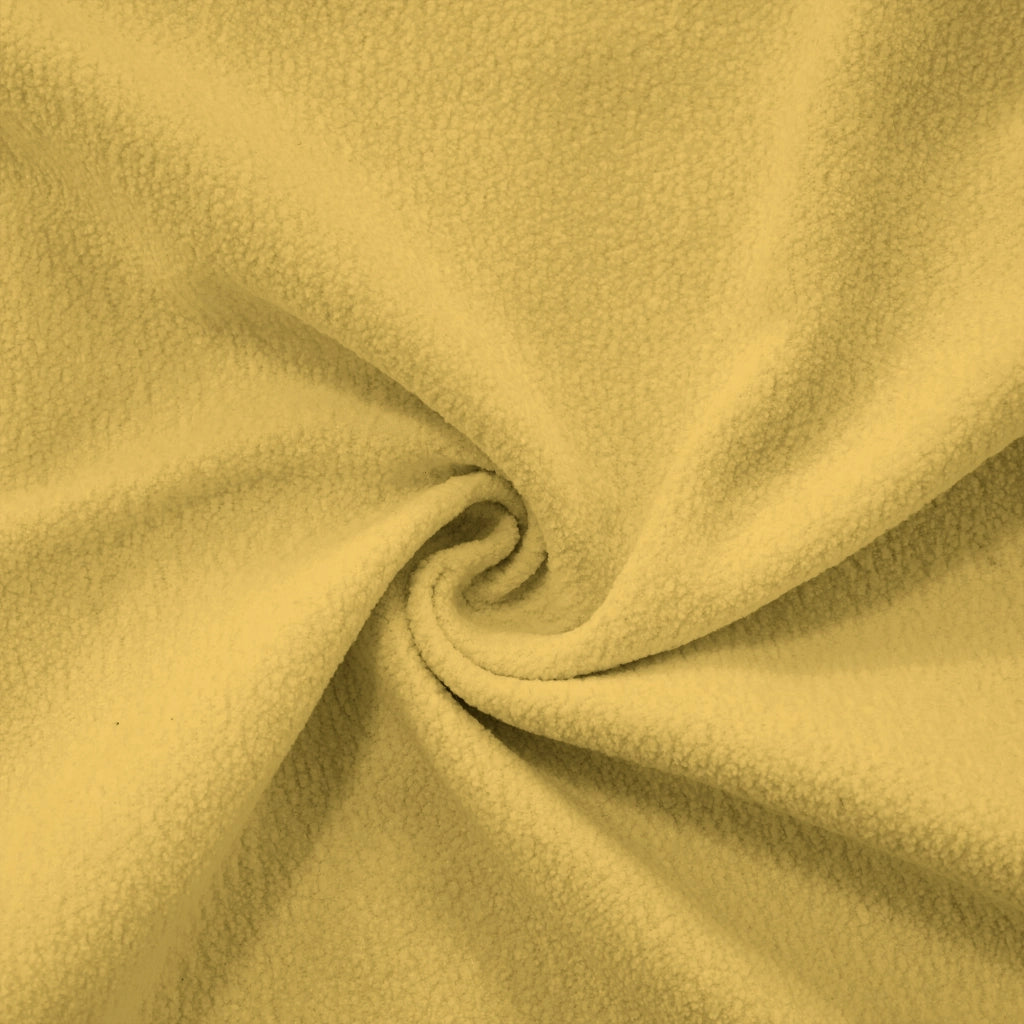Divano Angolare Chenille 3 Posti con Ottoman e Cuscini ¨C Xylo ¨C Giallo