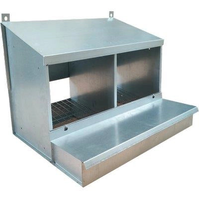 NIDO X GALLINE OVAIOLE - 2 POSTI CM 56X42 H.CM 42 CF=PZ 2- 1 confezioni
