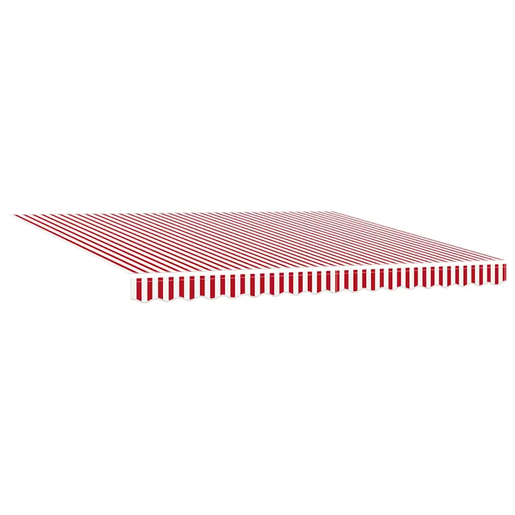 Tenda retrattile Rosso e Bianco 400 × 350 cm 3330753