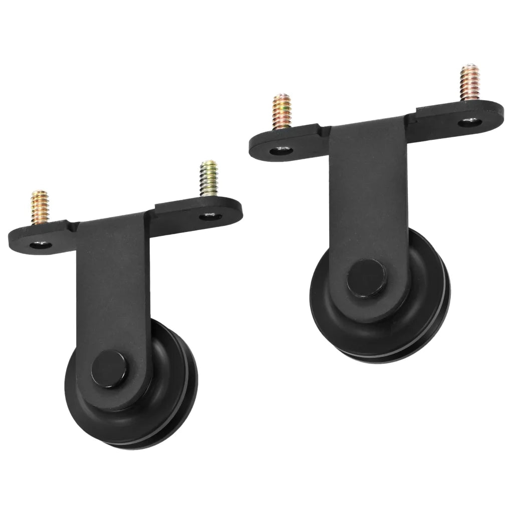 Kit di Binari per Porte Scorrevoli SKIEN 183 cm Acciaio Nero 145262