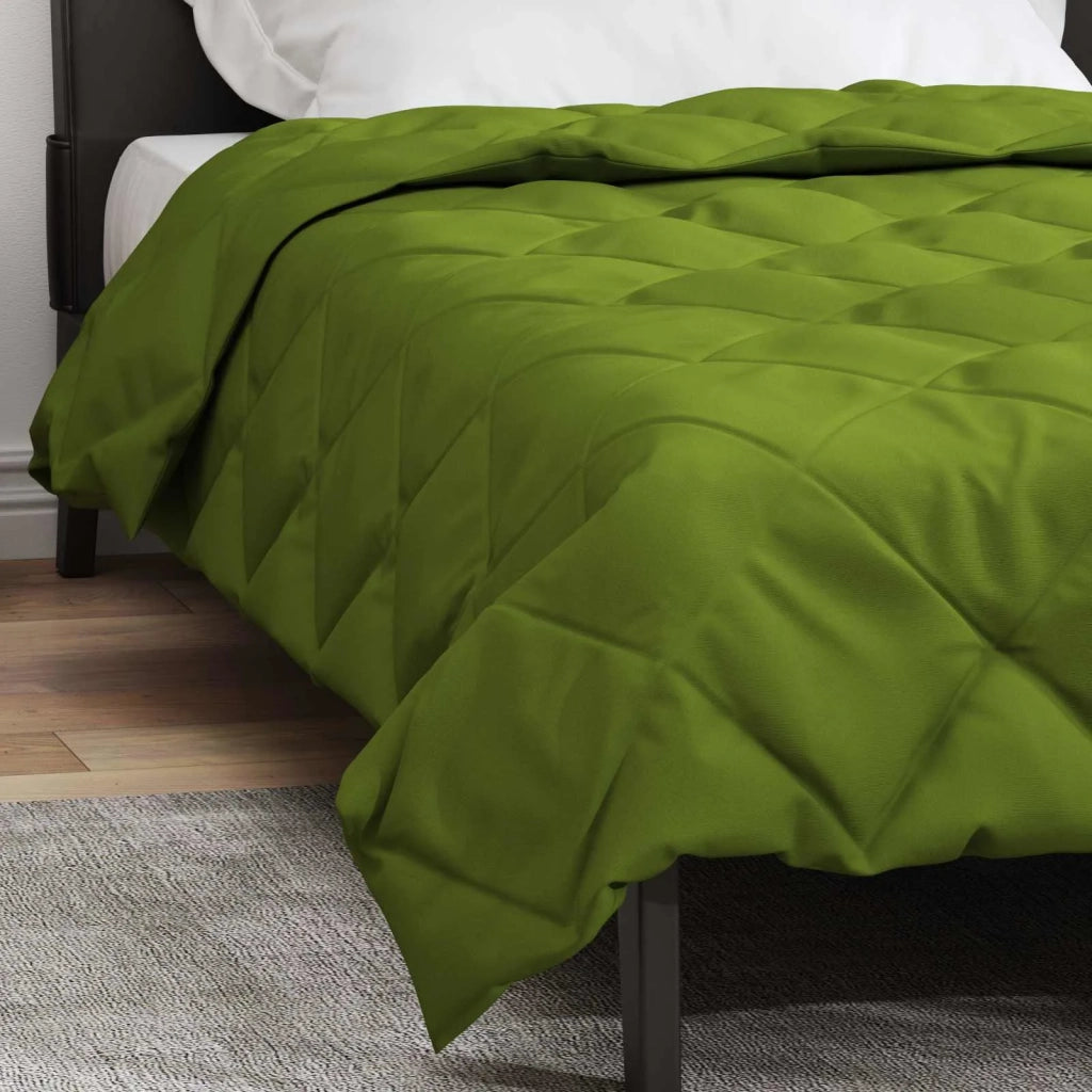Piumone Completo Annuale Verde 155 x 220 cm Microfibra 42025555