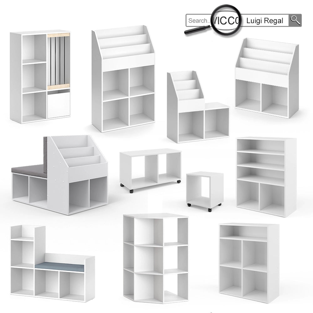 Vicco Libreria bambini Bianco 64 x 107.8 cm