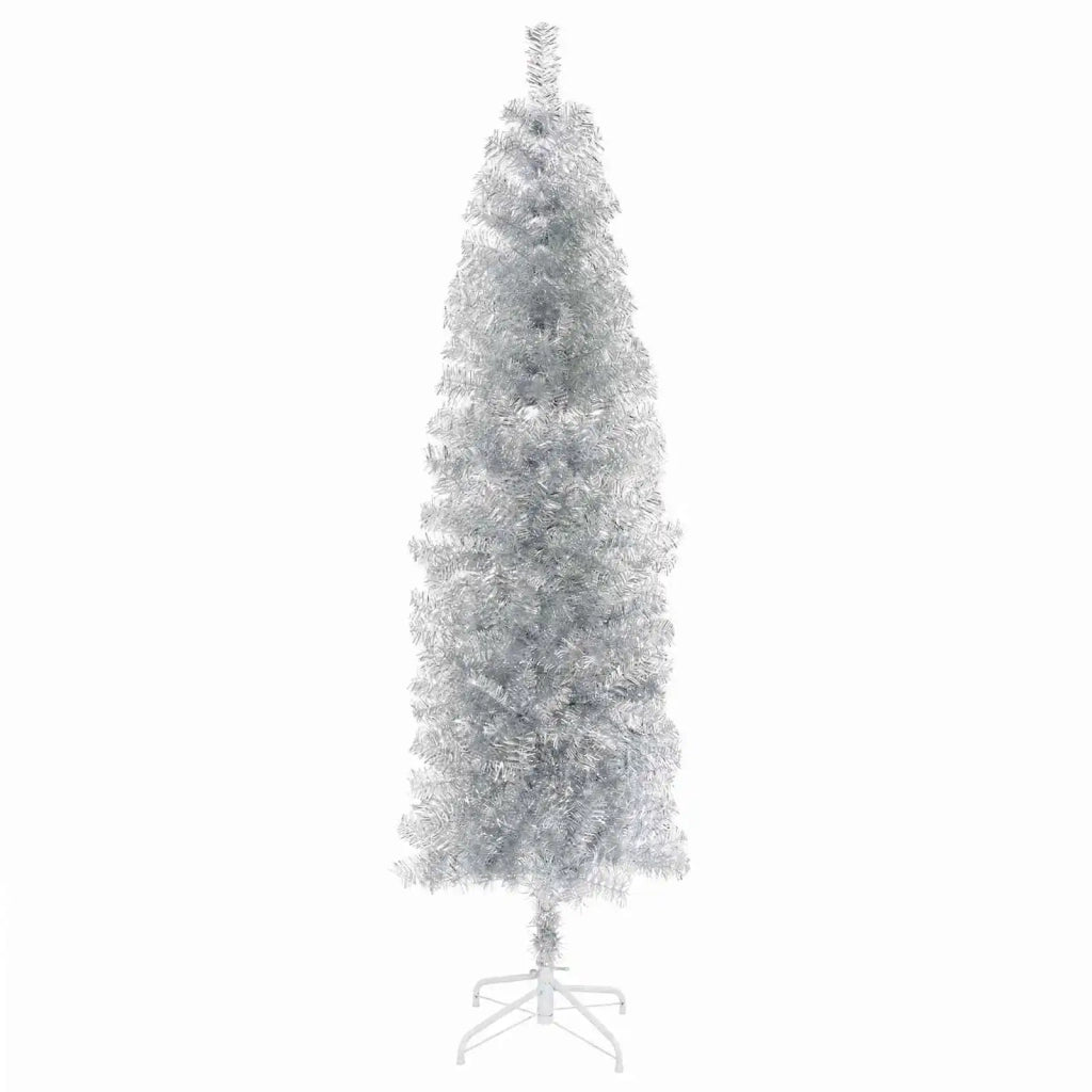 Albero di Natale Artificiale Sottile 180 cm 300 LED 3461197