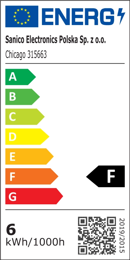 Applique esterno LED doppia quadrata bianca Polux 315663