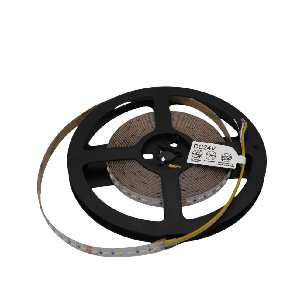 Striscia LED CCT 24V 5m tagliabile ogni 10cm 18W/m luce 2700K-6000K IP20
