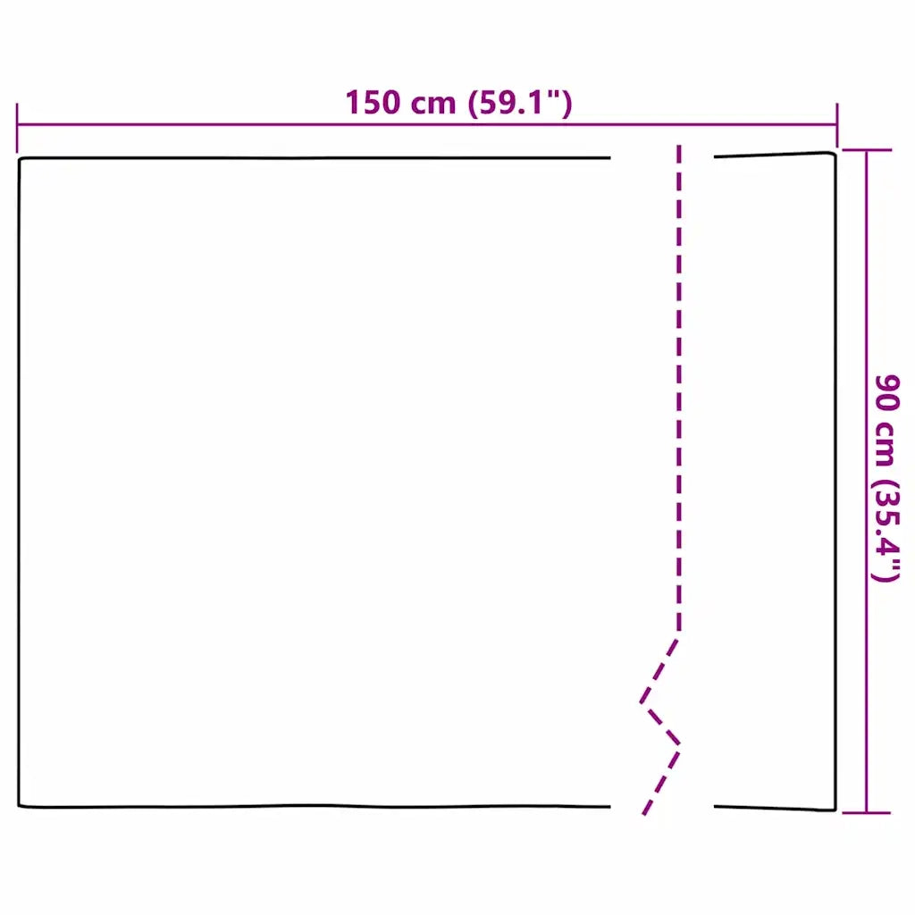 Film per Specchio Auto-adesivo 90 x 150 cm 2 pcs Argento PET 3394636
