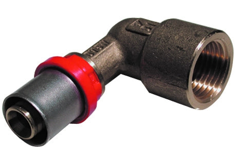 RACCORDO PRESS CURVO FEMMINA PER MULTISTRATO- 1/2 x 20 -CONF- FAIDF- pezzi 1