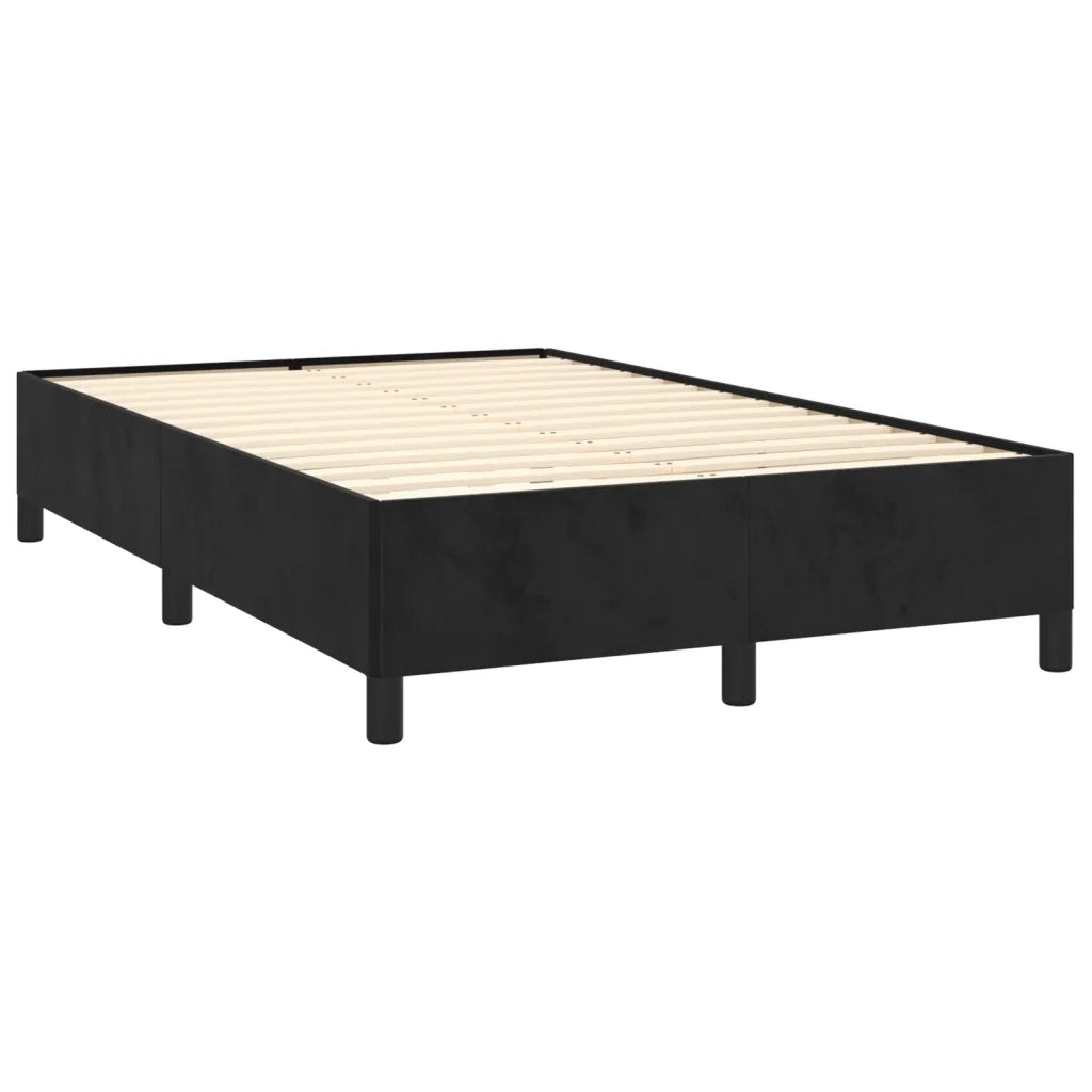 Giroletto senza Materasso Nero 120x190 cm Velluto 3269653