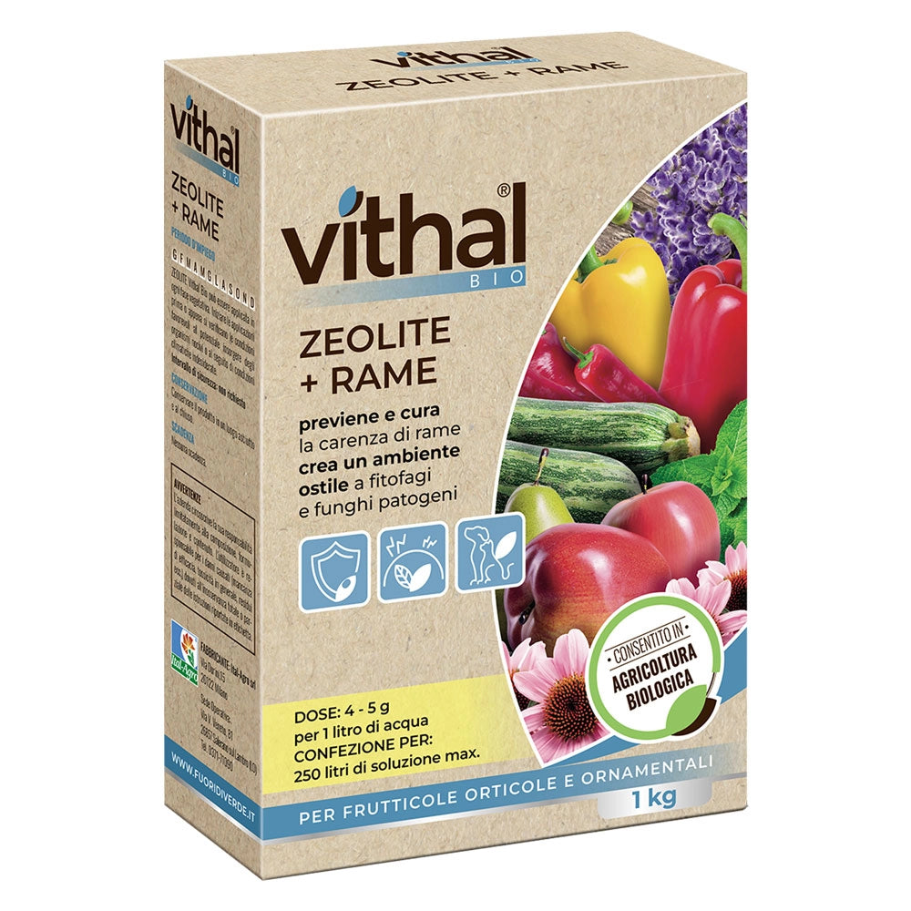 Zeolite con Vithal Rame Polvere Micronizzata 1 kg