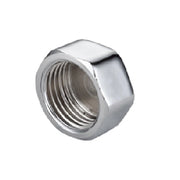 TAPPO FEMMINA IN OTTONE CROMO IBP- 1/2 -CONF- FAIDF- pezzi 1