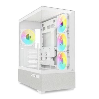 Sharkoon ak7 argb  (white, tempered glass x 2) - AK7 ARGB WHITE