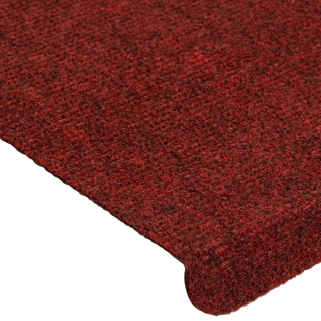 Tappetini Autoadesivi per Scale 30 pz | Gradini per Scale Rossi 65x24,5x3,5 cm