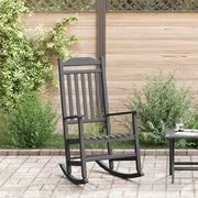 Sedia a dondolo Nero 84 x 65 x 114 cm Resina
