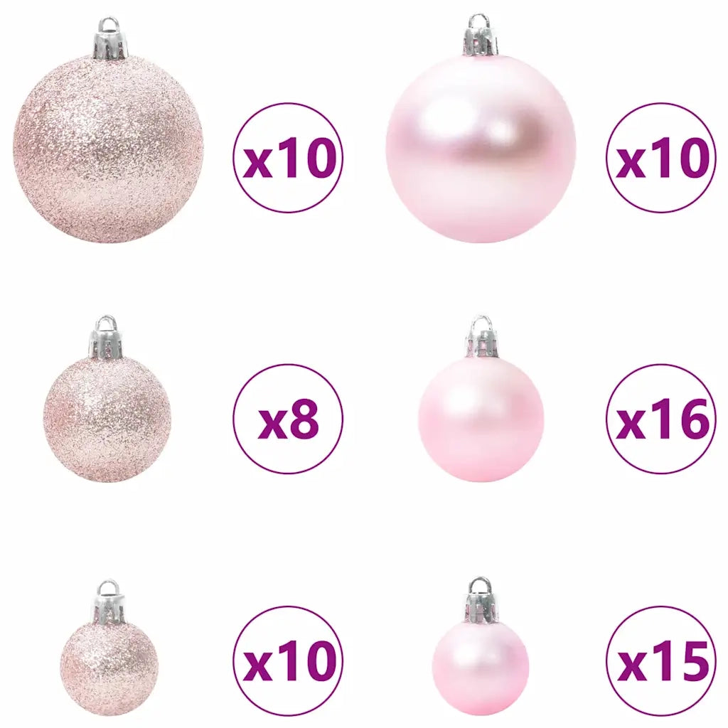 Albero di Natale artificiale con 300 LED Verde e Bianco 210 cm