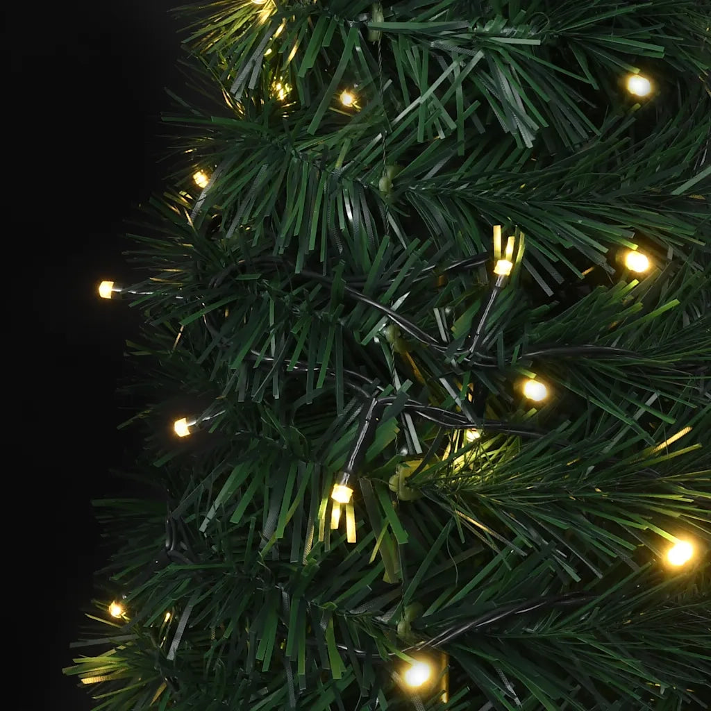 Albero di Natale Artificiale Apribile Preilluminato Verde 180cm 321524