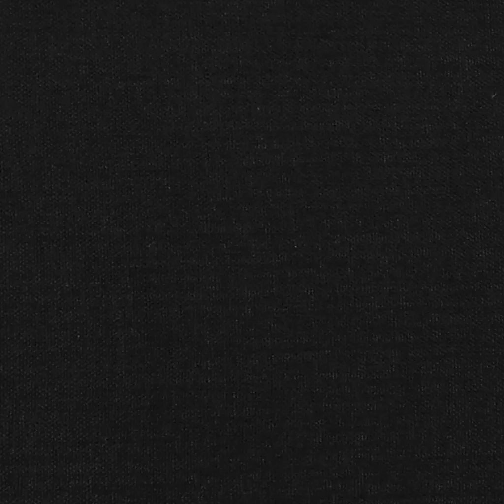 Giroletto senza Materasso Nero 140x200 cm in Tessuto 346820