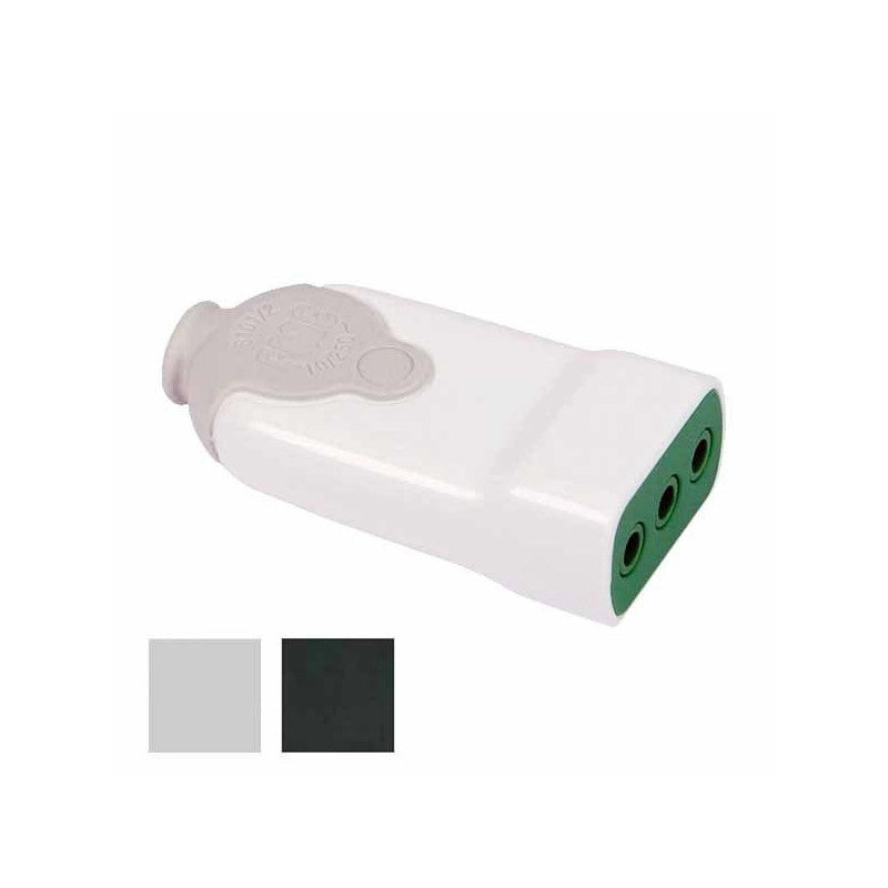 Presa Diritta 10A+T Nera 81011 Fme