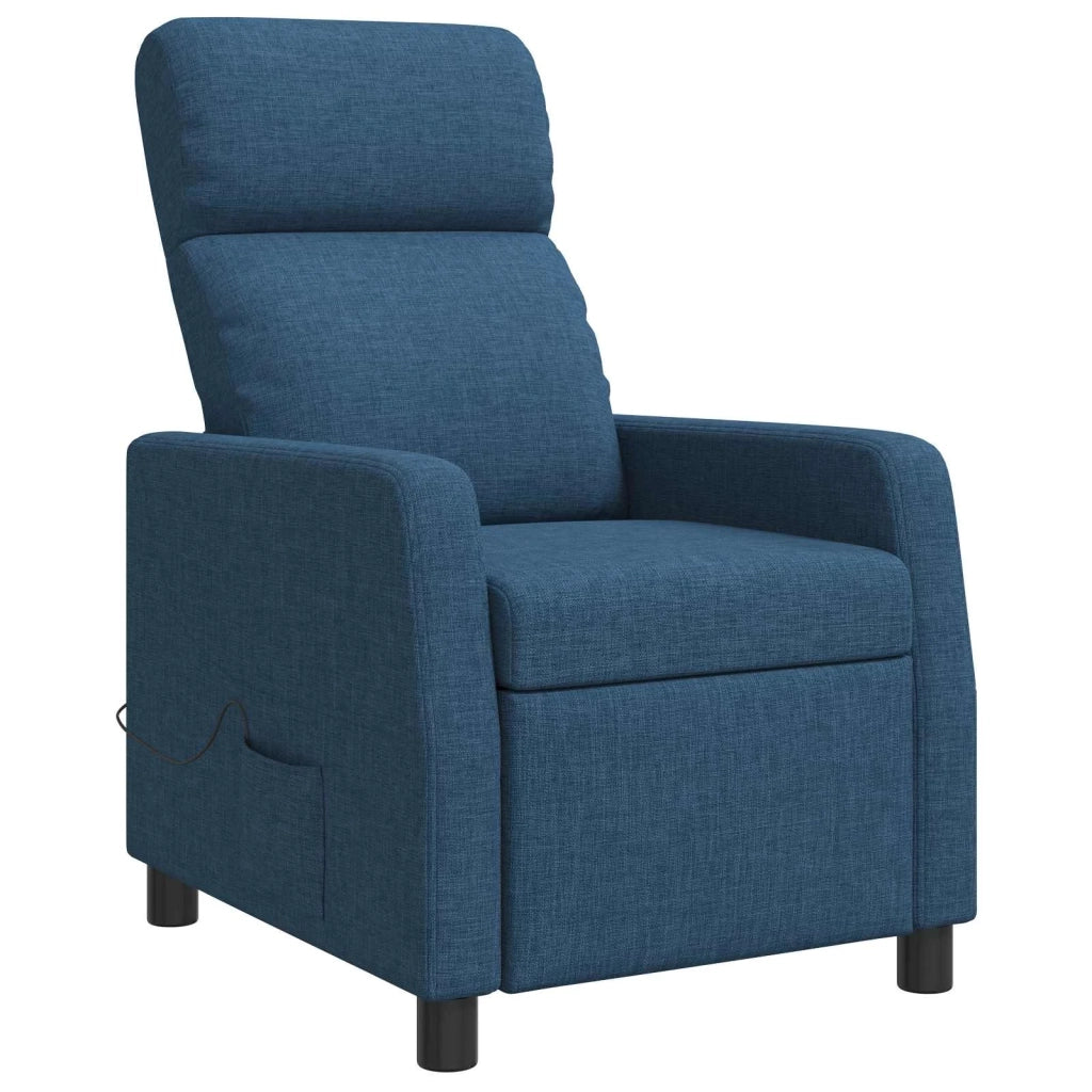 Divano Sedia-Poltrona Massaggiante Blu Tessuto 143965